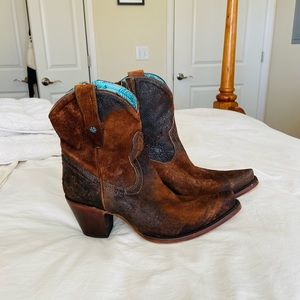 Brand New Corral Leather Snip Toe Cowboy Boots